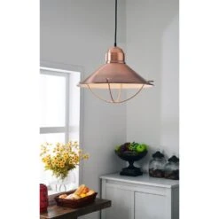 Kenroy Harbour 1-Light Pendant In Copper -Home Decor Store 63689137 3