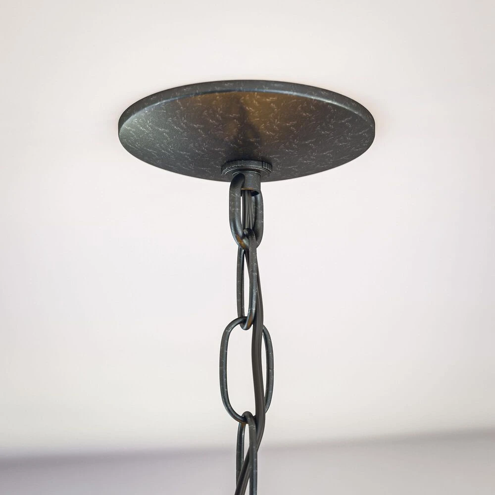 Kenroy Hixon 5-Light Chandelier In Forged Graphite 5 Kenroy Hixon 5-Light Chandelier In Forged Graphite - Image 3