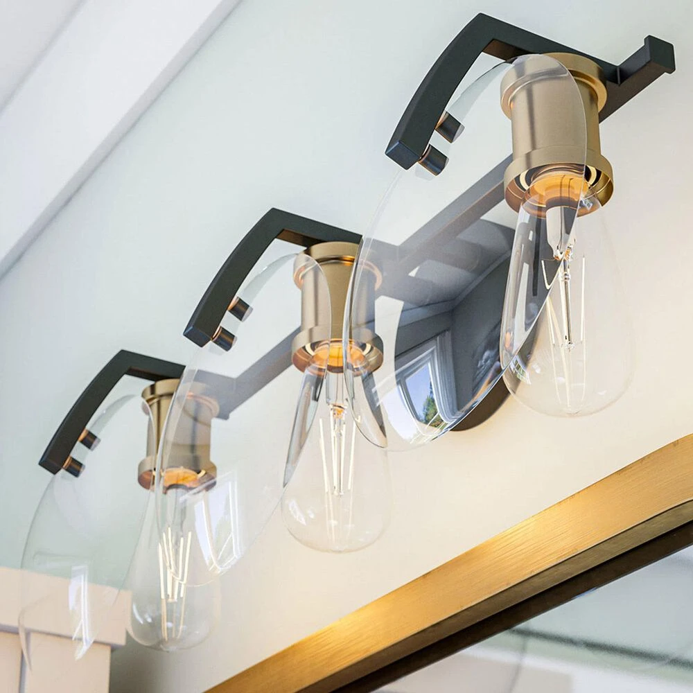 Kenroy Finlay 3-Light Vanity In Black 4 Kenroy Finlay 3-Light Vanity In Black - Image 2