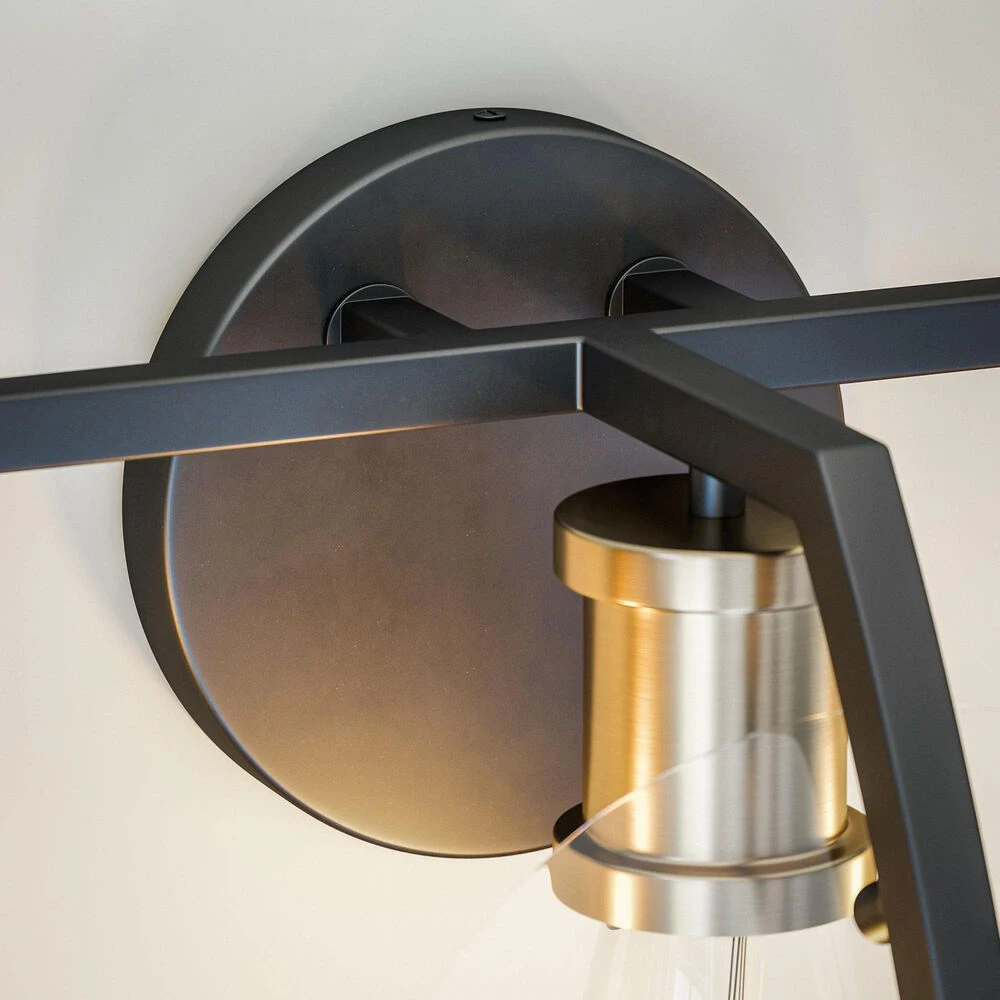 Kenroy Finlay 3-Light Vanity In Black 5 Kenroy Finlay 3-Light Vanity In Black - Image 3