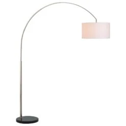 Kenroy Bolen Arc Floor Lamp In Brushed Steel