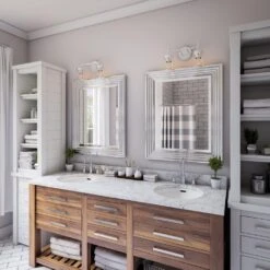 Kenroy Delgado 2-Light Vanity In Brushed Steel -Home Decor Store 63689509 6