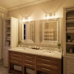 Kenroy Delgado 2-Light Vanity In Brushed Steel -Home Decor Store 63689509 7