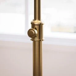 Kenroy Tifton Adjustable Floor Lamp In Vintage Brass -Home Decor Store 63689517 4