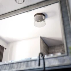 Kenroy Capri 1-Light Flush Mount Large Pan In Blackened Oil Rubbed Bronze -Home Decor Store 63689590 10