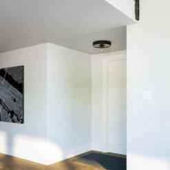 Kenroy Capri 1-Light Flush Mount Large Pan In Blackened Oil Rubbed Bronze -Home Decor Store 63689590 6