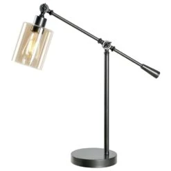 Kenroy Thornton Desk Lamp In Warm Bronze