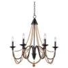 Kenroy Escapade 6-Light Chandelier In Oil Rubbed Bronze -Home Decor Store 63689772 1
