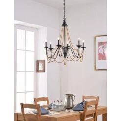 Kenroy Escapade 6-Light Chandelier In Oil Rubbed Bronze -Home Decor Store 63689772 3