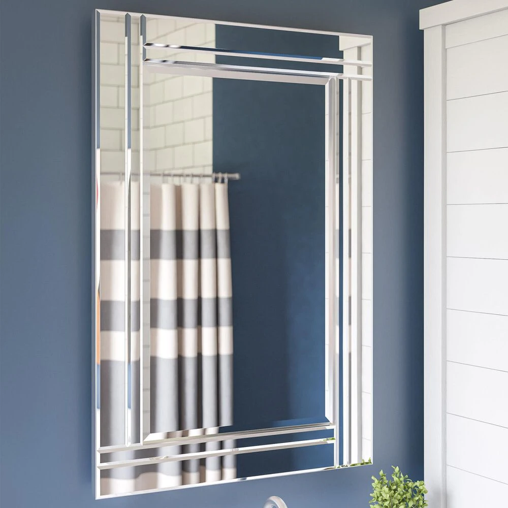 Kenroy Still Wall Mirror In Silver 4 Kenroy Still Wall Mirror In Silver - Image 2