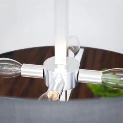 Kenroy Wiley 4-Light Pendant In Brushed Steel -Home Decor Store 63689947 3