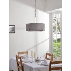 Kenroy Wiley 4-Light Pendant In Brushed Steel -Home Decor Store 63689947 6