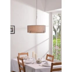 Kenroy Wiley 4-Light Pendant In Brushed Steel -Home Decor Store 63689947 7