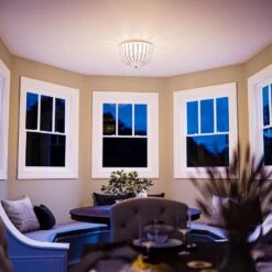 Kenroy Dumas 3-Light Flush Mount In Weathered White 25 Kenroy Dumas 3-Light Flush Mount In Weathered White -Home Decor Store 63689970 11