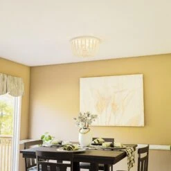 Kenroy Dumas 3-Light Flush Mount In Weathered White 20 Kenroy Dumas 3-Light Flush Mount In Weathered White -Home Decor Store 63689970 6