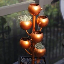 Kenroy Hydros Tabletop Fountain In Matte Copper And Black 12 Kenroy Hydros Tabletop Fountain In Matte Copper And Black -Home Decor Store 63689988 3