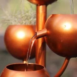 Kenroy Hydros Tabletop Fountain In Matte Copper And Black 13 Kenroy Hydros Tabletop Fountain In Matte Copper And Black -Home Decor Store 63689988 4