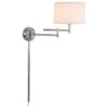 Kenroy Theta Wall Swing Arm Lamp In Brushed Steel -Home Decor Store 63690093 1