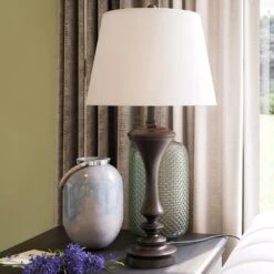 Kenroy Isabella Table Lamp In Brushed Copper Bronze (Set Of 2) -Home Decor Store 63690317 5