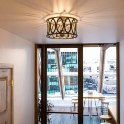 Kenroy Prince 3-Light Flush Mount In Oil Rubbed Bronze -Home Decor Store 63690374 4