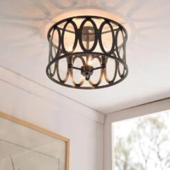 Kenroy Prince 3-Light Flush Mount In Oil Rubbed Bronze -Home Decor Store 63690374 5