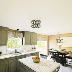 Kenroy Prince 3-Light Flush Mount In Oil Rubbed Bronze -Home Decor Store 63690374 7