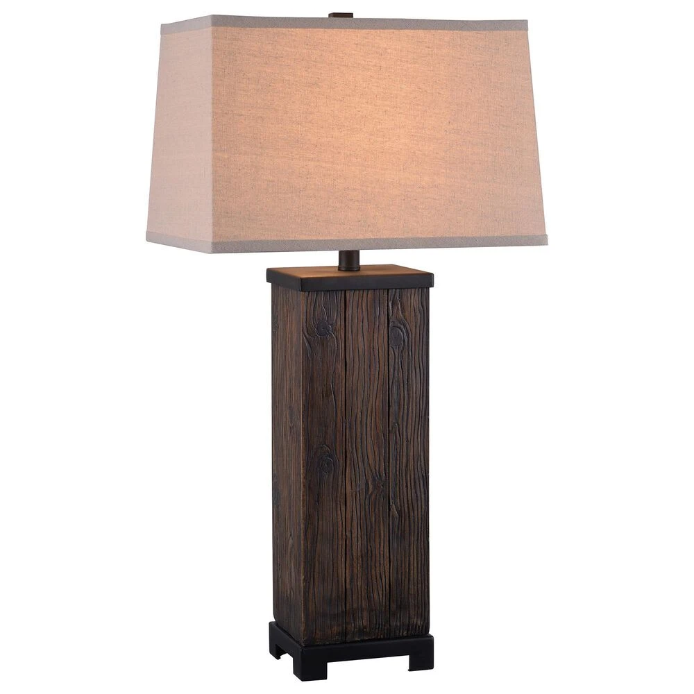 Kenroy Chuck Table Lamp In Brown 3 Kenroy Chuck Table Lamp In Brown