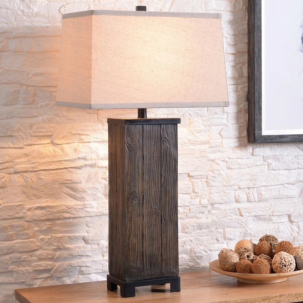 Kenroy Chuck Table Lamp In Brown 4 Kenroy Chuck Table Lamp In Brown - Image 2