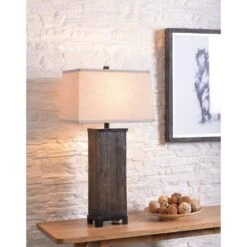 Kenroy Chuck Table Lamp In Brown 7 Kenroy Chuck Table Lamp In Brown -Home Decor Store 63690382 3