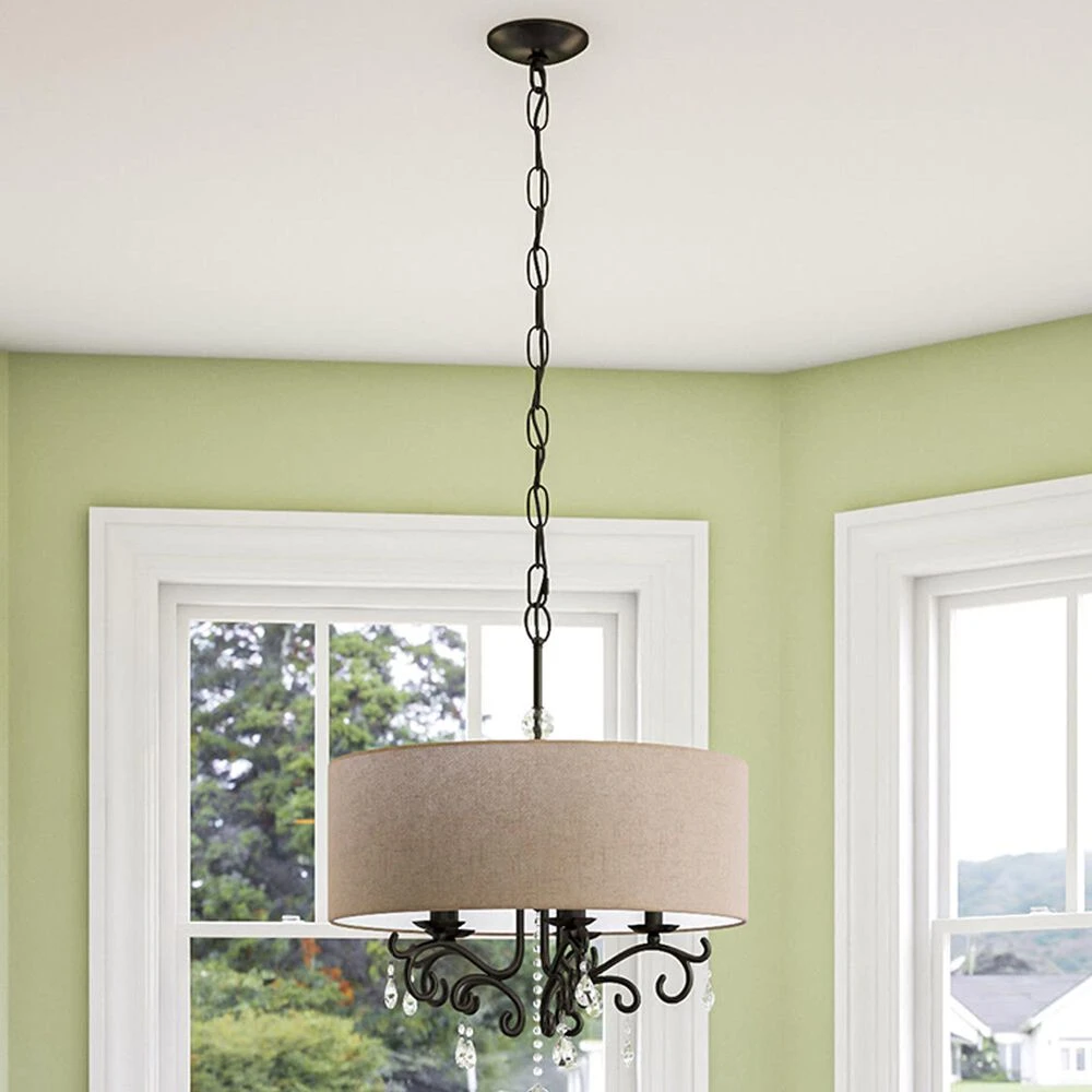 Kenroy Lucille 5-Light Chandelier In Oil Rubbed Bronze 4 Kenroy Lucille 5-Light Chandelier In Oil Rubbed Bronze - Image 2
