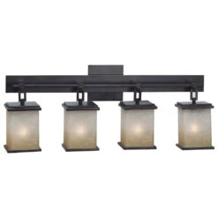 Kenroy Plateau 4-Light Vanity In Oil Rubbed Bronze