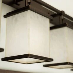 Kenroy Plateau 4-Light Vanity In Oil Rubbed Bronze 13 Kenroy Plateau 4-Light Vanity In Oil Rubbed Bronze -Home Decor Store 63690481 4