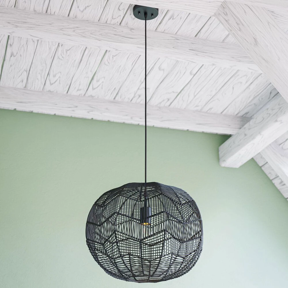 Kenroy Snaggle 1-Light Pendant In Black 4 Kenroy Snaggle 1-Light Pendant In Black - Image 2