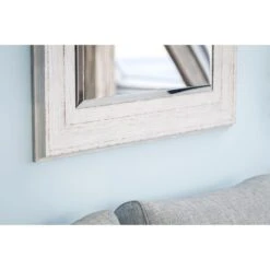 Kenroy Warren Small Wall Mirror In Distressed White -Home Decor Store 63690549 3