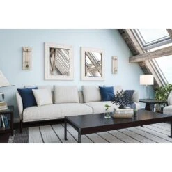 Kenroy Warren Small Wall Mirror In Distressed White -Home Decor Store 63690549 6