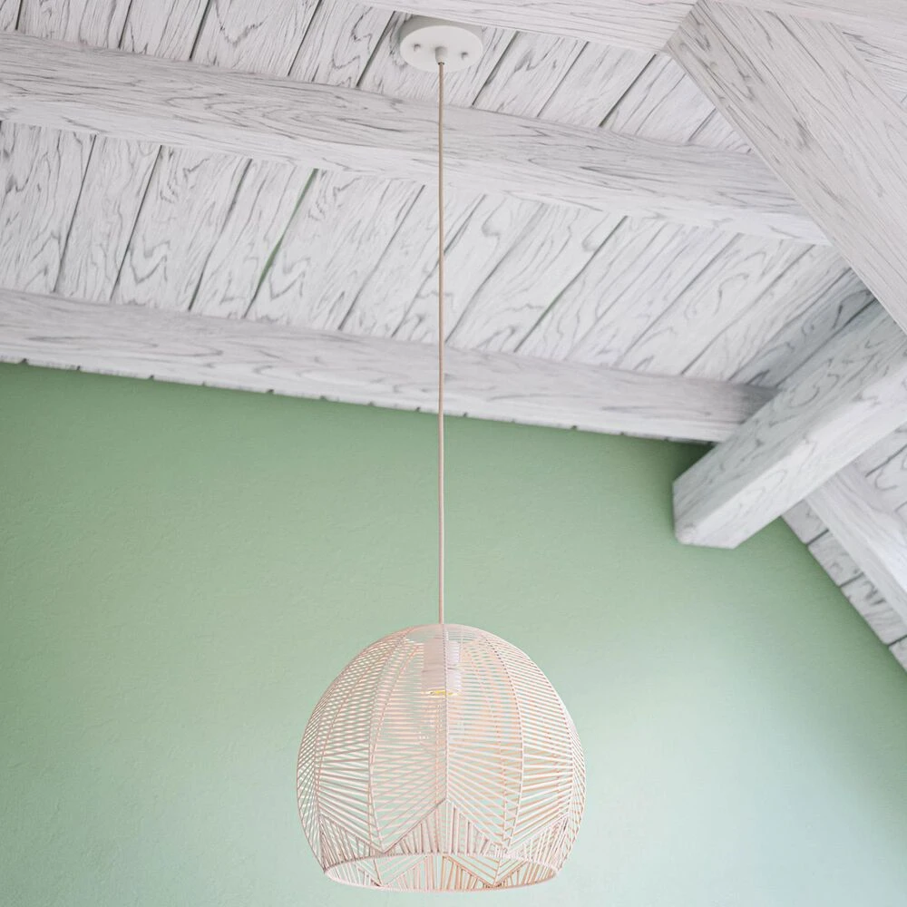 Kenroy Noel 1-Light Pendant In Natural Tan 4 Kenroy Noel 1-Light Pendant In Natural Tan - Image 2