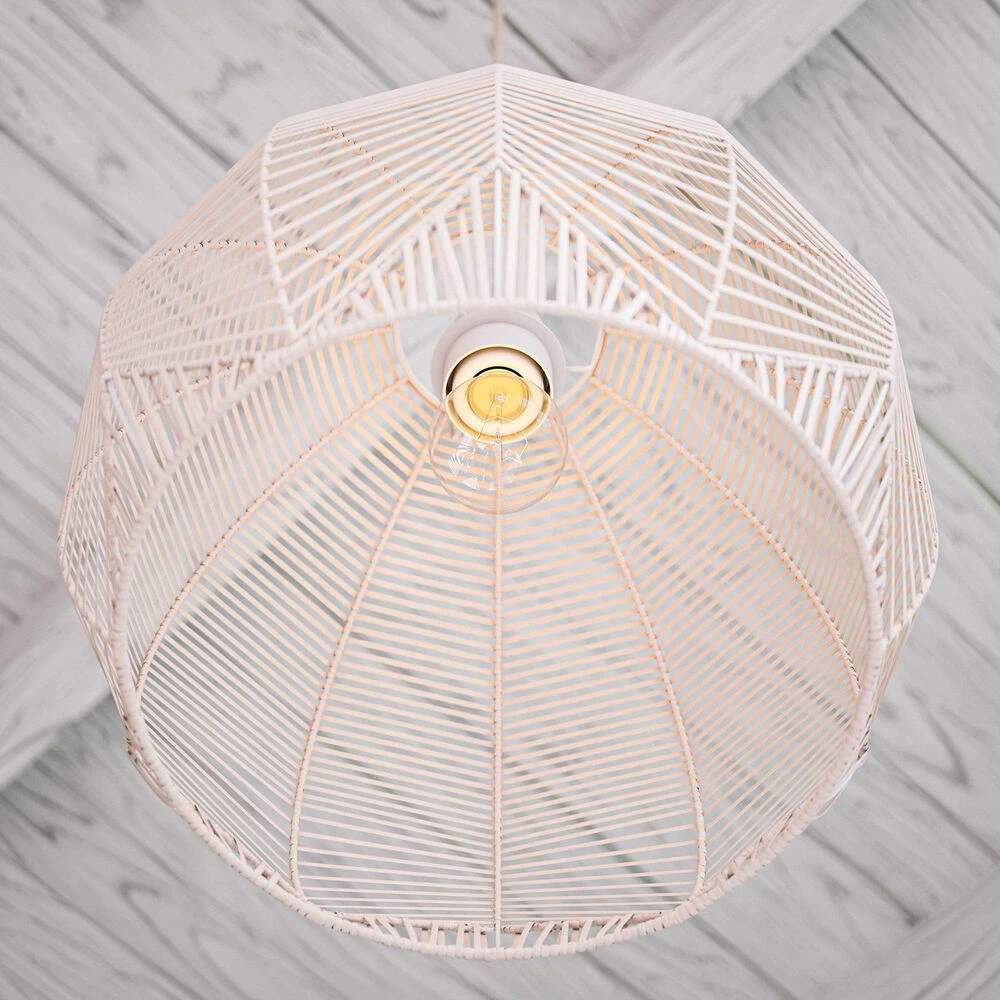 Kenroy Noel 1-Light Pendant In Natural Tan 7 Kenroy Noel 1-Light Pendant In Natural Tan - Image 5