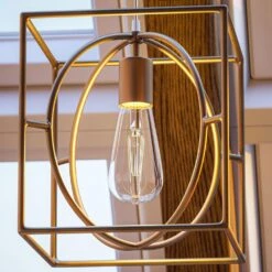 Kenroy Adele 1-Light Swag Pendant In Gold -Home Decor Store 63690630 2