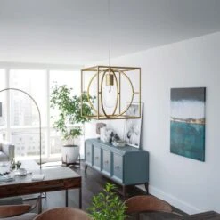 Kenroy Adele 1-Light Swag Pendant In Gold -Home Decor Store 63690630 8