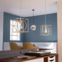 Kenroy Adele 1-Light Swag Pendant In Gold -Home Decor Store 63690630 9