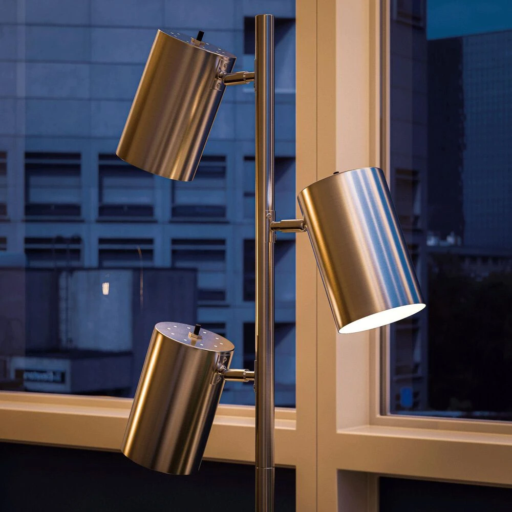 Kenroy Beech Tree Floor Lamp In Brush Steel 8 Kenroy Beech Tree Floor Lamp In Brush Steel - Image 6