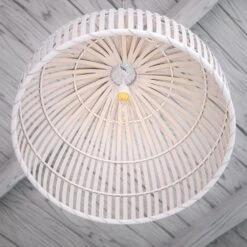 Kenroy Moon 1-Light Pendant In White -Home Decor Store 63690713 4