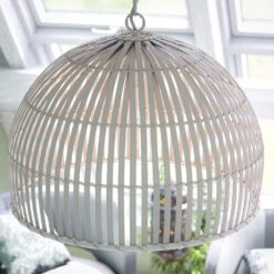 Kenroy Moon 1-Light Pendant In White -Home Decor Store 63690713 5