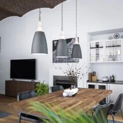 Kenroy Meza 1-Light Pendant In Antique Black -Home Decor Store 63690739 6