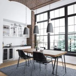 Kenroy Meza 1-Light Pendant In Antique Black -Home Decor Store 63690739 7