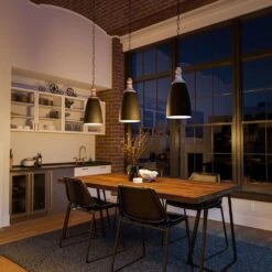 Kenroy Meza 1-Light Pendant In Antique Black -Home Decor Store 63690739 8