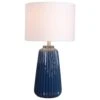 Kenroy Ziggy Table Lamp In Navy And Brushed Steel 1 Kenroy Ziggy Table Lamp In Navy And Brushed Steel -Home Decor Store 63690770 1
