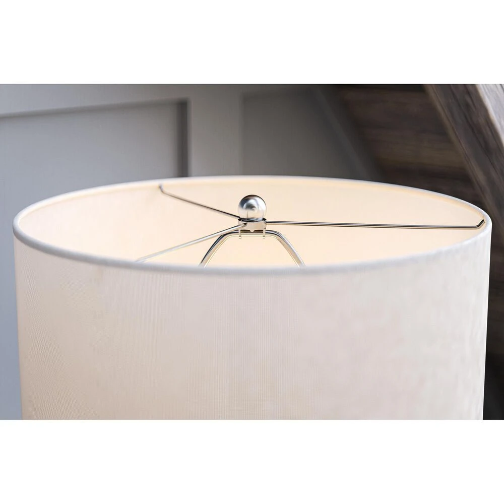 Kenroy Ziggy Table Lamp In Navy And Brushed Steel 5 Kenroy Ziggy Table Lamp In Navy And Brushed Steel - Image 3