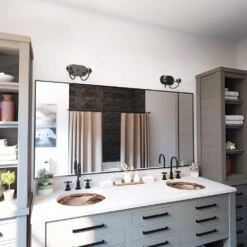 Kenroy Damien 2-Light Wall Sconce In Black -Home Decor Store 63690960 7