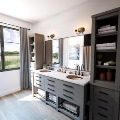 Kenroy Damien 2-Light Wall Sconce In Black -Home Decor Store 63690960 8